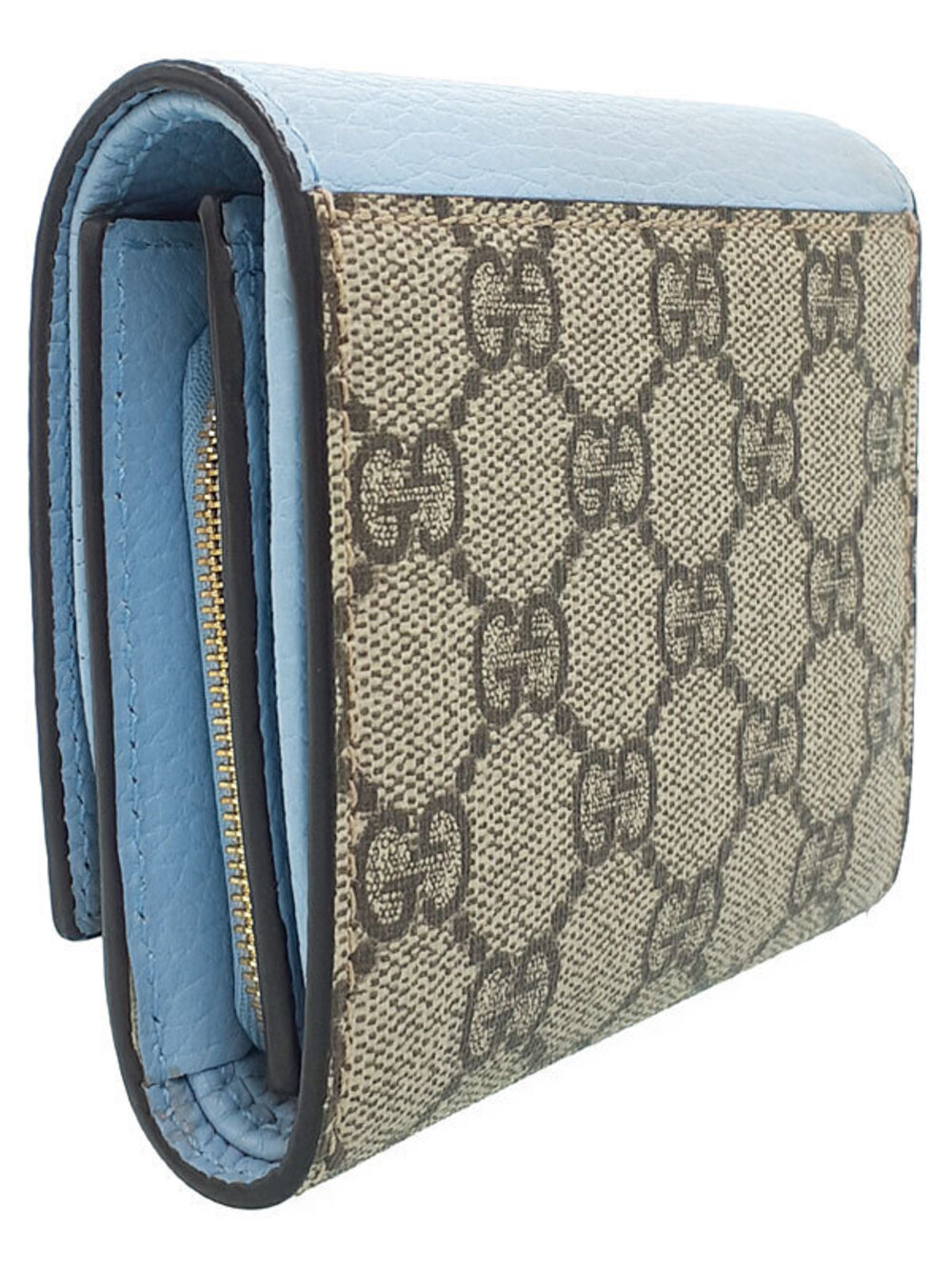 Gucci GG Marmont fold Bi Short Wallet Black